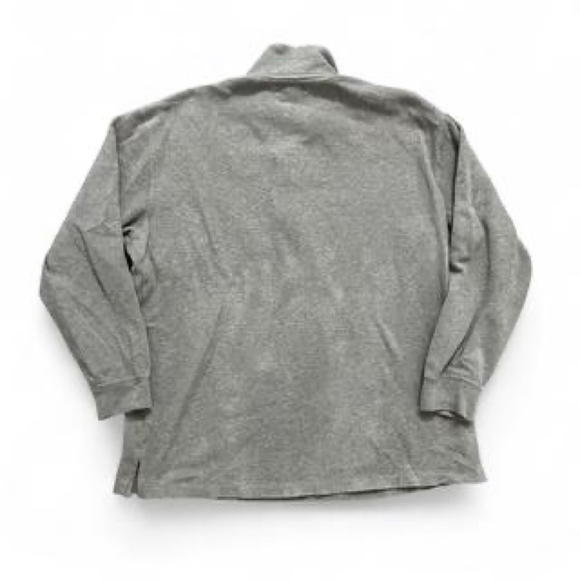 Polo Ralph Lauren Men’s XL Tall Gray Quarter Zip Jersey Pullover Classic - Picture 6 of 7